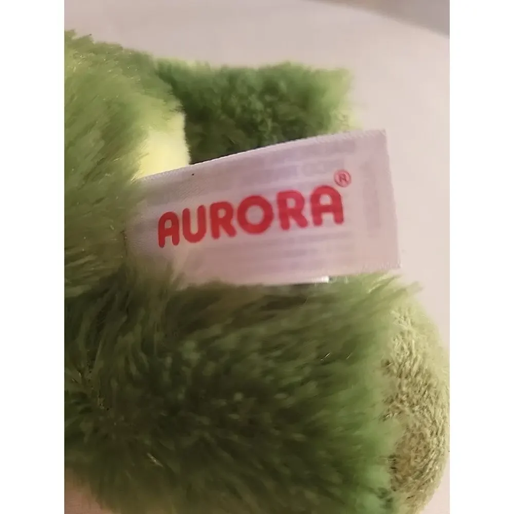 Aurora Frolick Frog Stuffed Animal Plush Toy, 9 inch